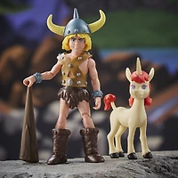 Dungeons et Dragons Cartoon Classics, pack de 2 figurines de 15 cm Bobby et Uni, dessin animé des années 80, inclut d12 DetD exclusif