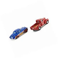 Disney/Pixar Les Bagnoles 3 - Coffret de 2 véhicules en métal moulé sous pression - Smokey Jeune et Hudson Hornet Piste de Terre.