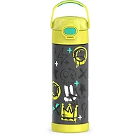 Thermos Funtainer Bottle Grafitti Green 16oz