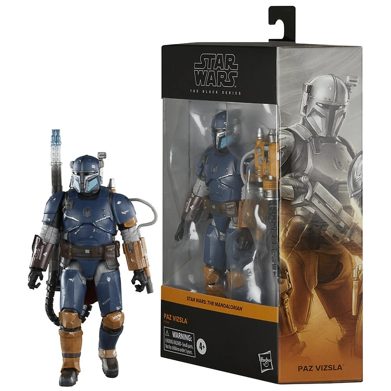 Star Wars The Black Series, figurine deluxe Paz Vizsla de 15 cm, Star Wars: The Mandalorian, à partir de 4 ans