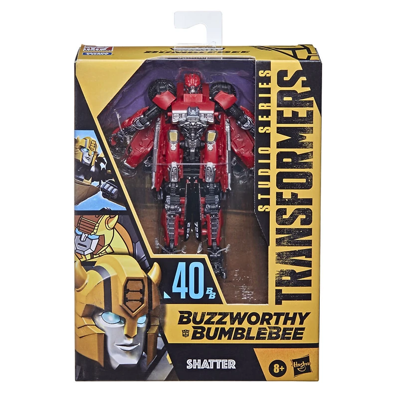 Transformers Studio Series, figurine Shatter 40BB de classe Deluxe du film Transformers : Bumblebee