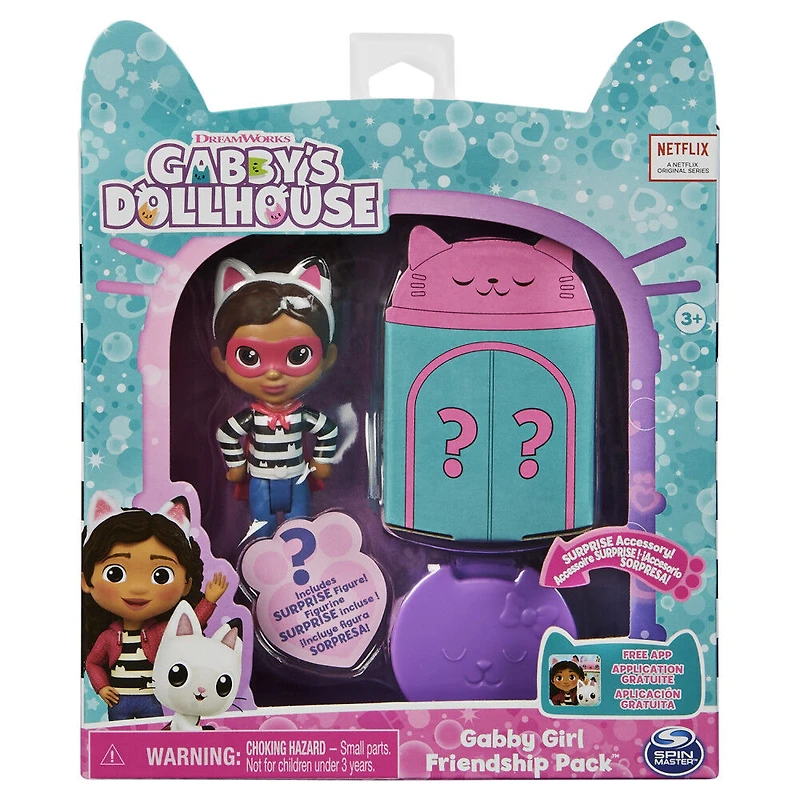 Gabby's Dollhouse, Friendship Pack avec Gabby Girl, figurine et accessoire surprises