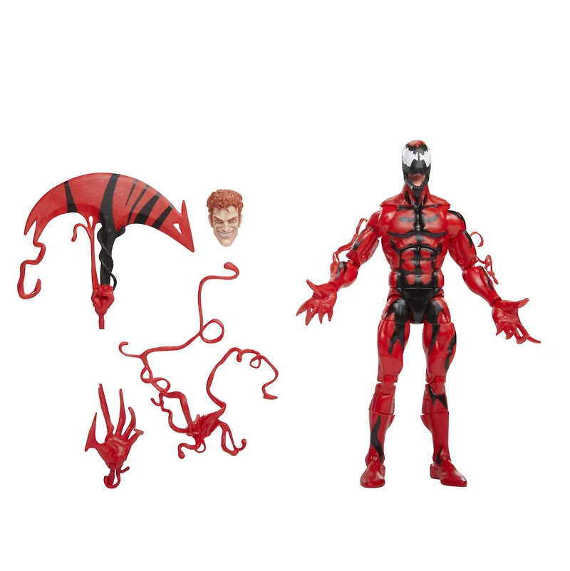 Marvel Legends Series, Spider-Man Symbiote & Carnage, pack de 2 figurines articulées de 15 cm