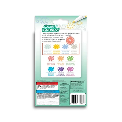 10 Colors of Kindness Fine Line Markers