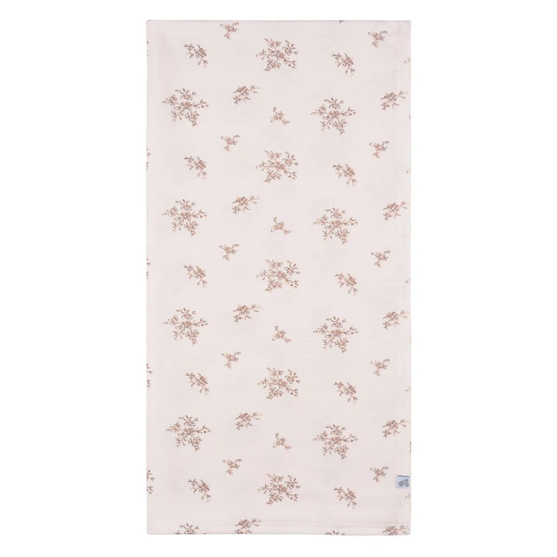 Just Born  - 2 piece Swaddle Blanket+Headband Pink Floral