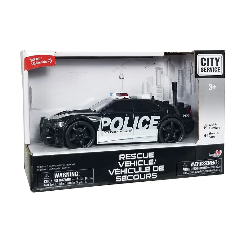 Dragon Wheels - City Service: Rescue Vehicle: Police.