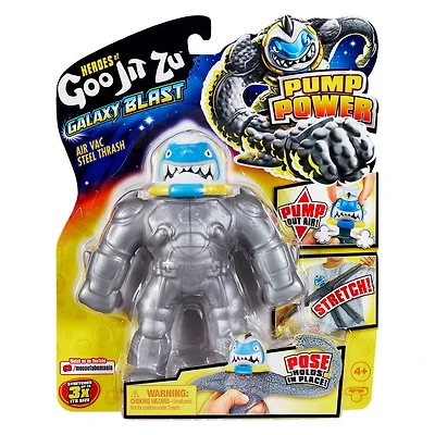 Heroes of Goo Jit Zu Season 6 Galaxy Blast  Pump Power - Air Vac Steel Thrash