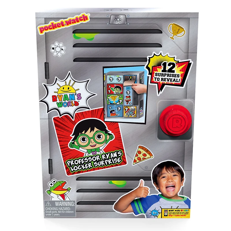 Surprise de Casier de Ryan Professeur de Ryan's World, 12 surprises à l'intérieur - Édition anglaise