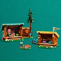 LEGO Friends Adventure Camp Cozy Cabins Camping Toy Set, Nature Playset for Pretend Play 42624