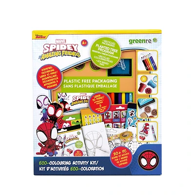 Eco Amazing Spidey Box Colouring Activity