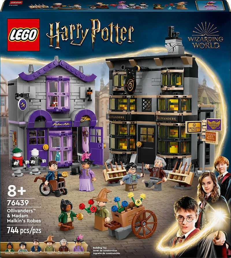 LEGO Harry Potter Ollivanders & Madam Malkin's Robes, Diagon Alley Toy, Wizard Gift 76439