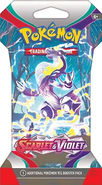 Booster et protège-cartes Écarlate et Violet Pokémon - Édition anglaise