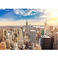 Scratch Off: Summer to Winter Series Puzzle - Manhattan (New York) - 500 pieces.