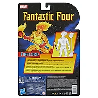 Marvel Legends Series Fantastic Four 6-inch Firelord Retro Action Figure Toy, Includes 2 Accessories