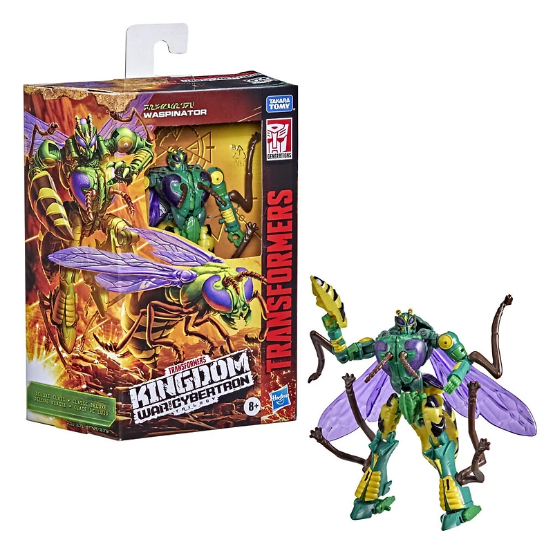 Transformers Generations War for Cybertron: Kingdom, figurine WFC-K34 Waspinator classe Deluxe
