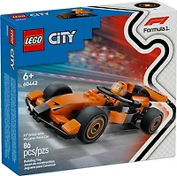 LEGO City F1 Driver with McLaren Race Car Toy - Model Car Building Toy Kit for Boys and Girls - 60442