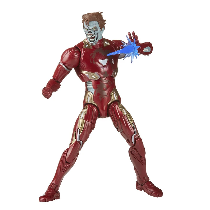 Marvel Legends Series, série What if, figurine de collection Zombie Iron Man de 15 cm MCU Disney+, 4 accessoires