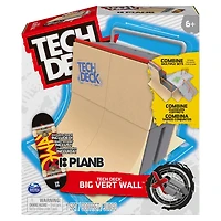 Tech Deck, Big Vert Wall X-Connect Park Creator, Coffret rampe à construire et à personnaliser avec fingerboard exclusif