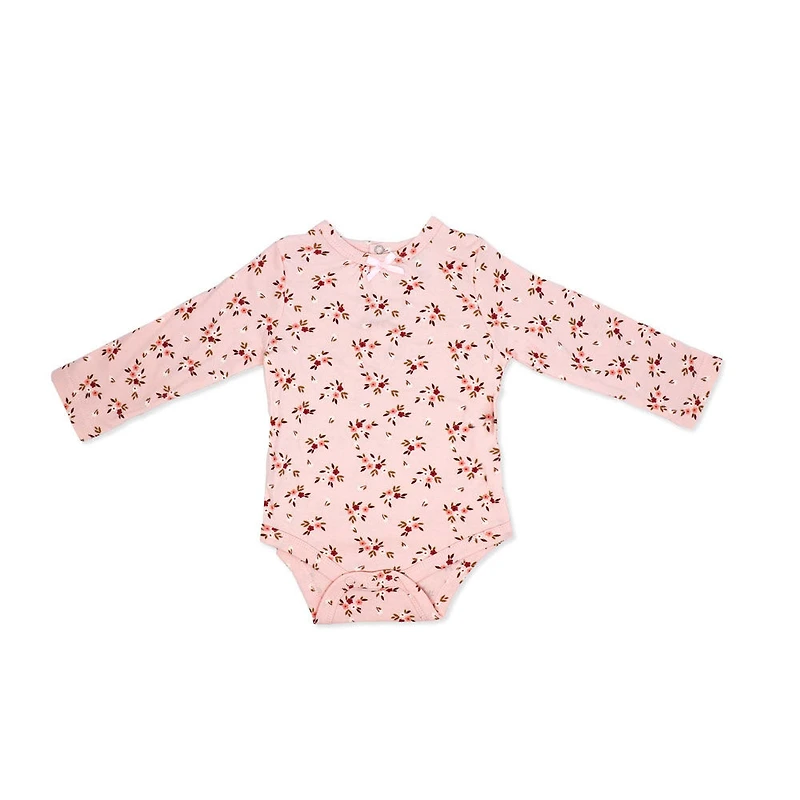 Baby Mode 3 Piece Jumper Set: Rose Floral