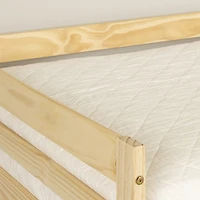 Sweedi Lit de jour Simple Bois naturel