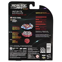 Beyblade Burst Pro Series, Starter Pack toupie de compétition Infinite Achilles et lanceur