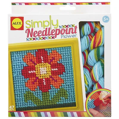 ALEX Simply Needlepoint - Flower Blossom - English Edition
