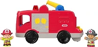 Little People Helping Others Fire Truck Toy - English & French Edition