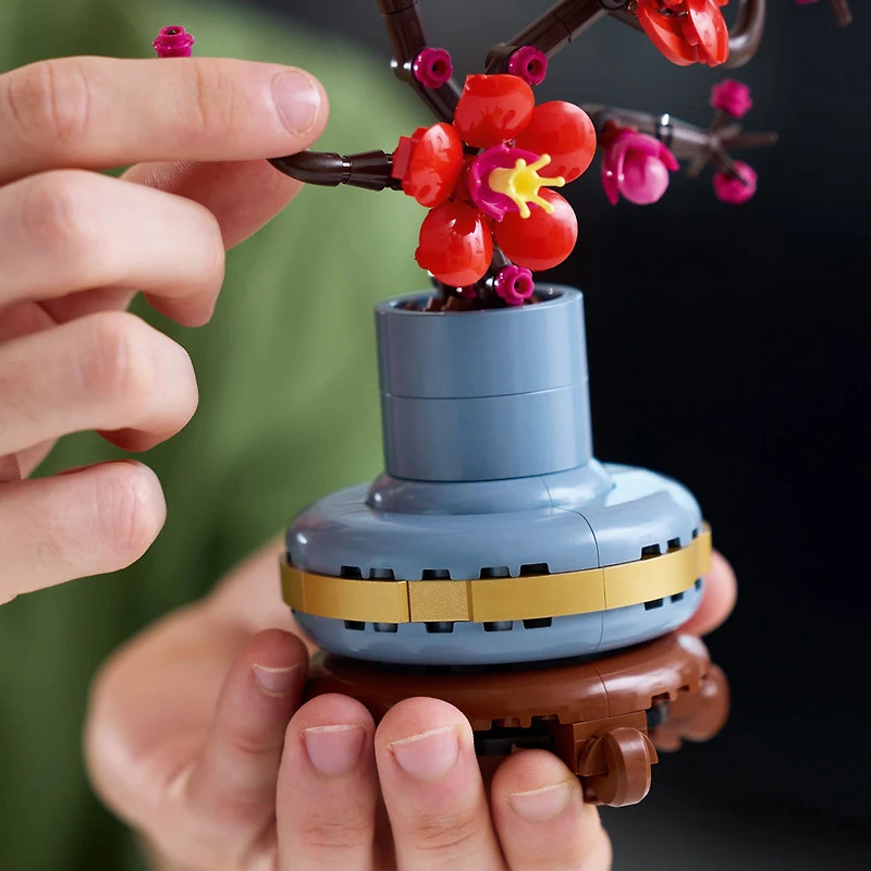 LEGO Icons Plum Blossom Flower, Building Set for Teens and Adults, Artificial Flower Decor, 10369