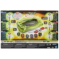 Beyblade Burst QuadDrive Set de combat Collision Nebula, avec arène Beystadium, 2 toupies de compétition et 2 lanceurs - Notre exclusivité