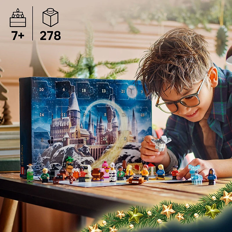 LEGO Harry Potter Advent Calendar 2025, Wizard Toy, Magical Hogwarts Christmas Gift 76456