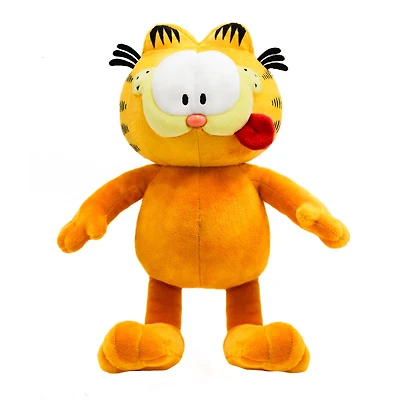 Garfield en peluche version classique- expression avec grimace - moyenne