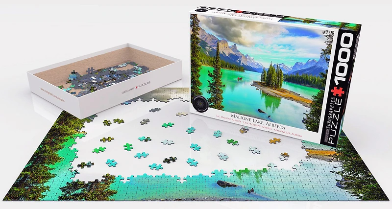 Eurographics Hdr Destination Malign Lake Photo 1000 Piece Puzzles