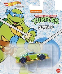 Hot Wheels Teenage Mutant Ninja Turtles Leonardo Véhicule inspiré d'un personnage