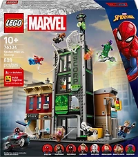 LEGO Marvel Spider-Man contre Oscorp, Ensemble de Construction de Superhéros pour Enfants, Cadeau pour Enfants 76324