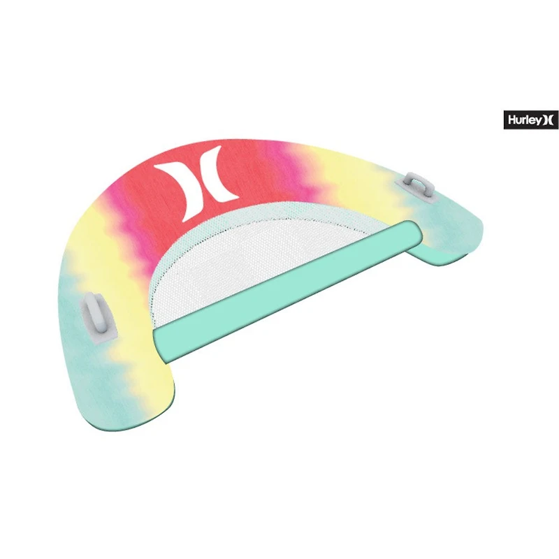 Hurley - Chaise de piscine gonflable flottante, motif rouge