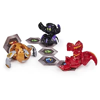 Bakugan, Starter Pack 3 personnages, Aurelus Gorthion, Créatures transformables à collectionner