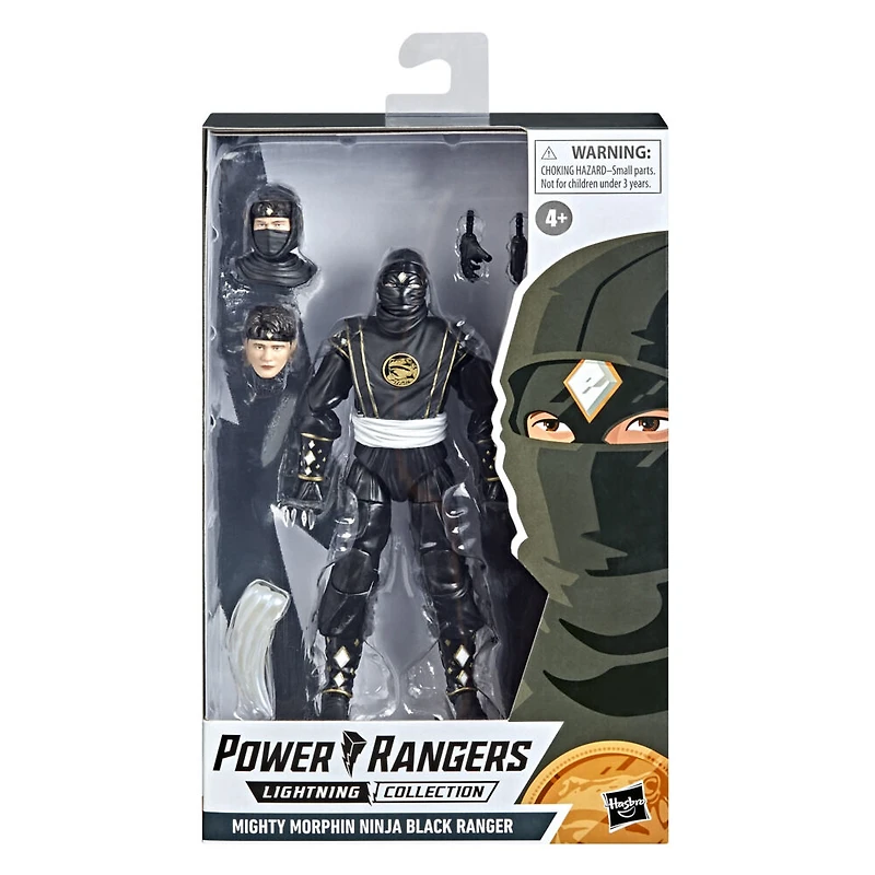 Power Rangers Lightning Collection Mighty Morphin Ninja Black Ranger