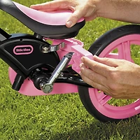 Vélo rose d'apprentissage My First Balance-to-Pedal pour enfants - 12 pouces -Notre exclusivité