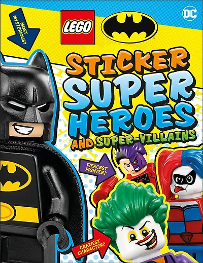 LEGO Batman Sticker Super Heroes and Super-Villains - Édition anglaise