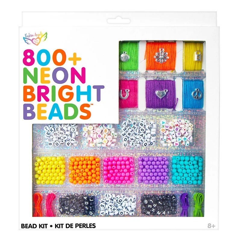 Kit de perles lumineuses au néon 800+