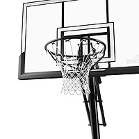 Système de panier de basketball portable Spalding Hercules, acrylique, 52 po