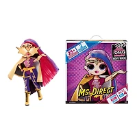 Poupée-mannequin LOL Surprise OMG Movie Magic, Ms. Direct, avec 25 surprises incluant 2 tenues tendance, lunettes 3D, accessoires de cinéma et jouet réutilisable