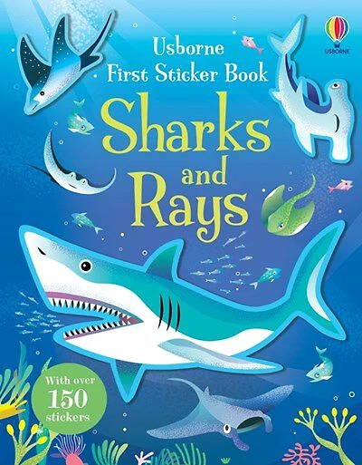 First Sticker Book Sharks and Rays - English Edition