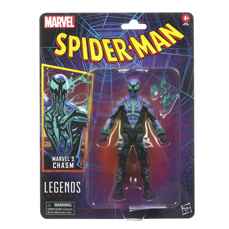 Hasbro Marvel Legends Series, Marvel's Chasm, figurine de collection Spider-Man Legends de 15 cm avec 2 accessoires