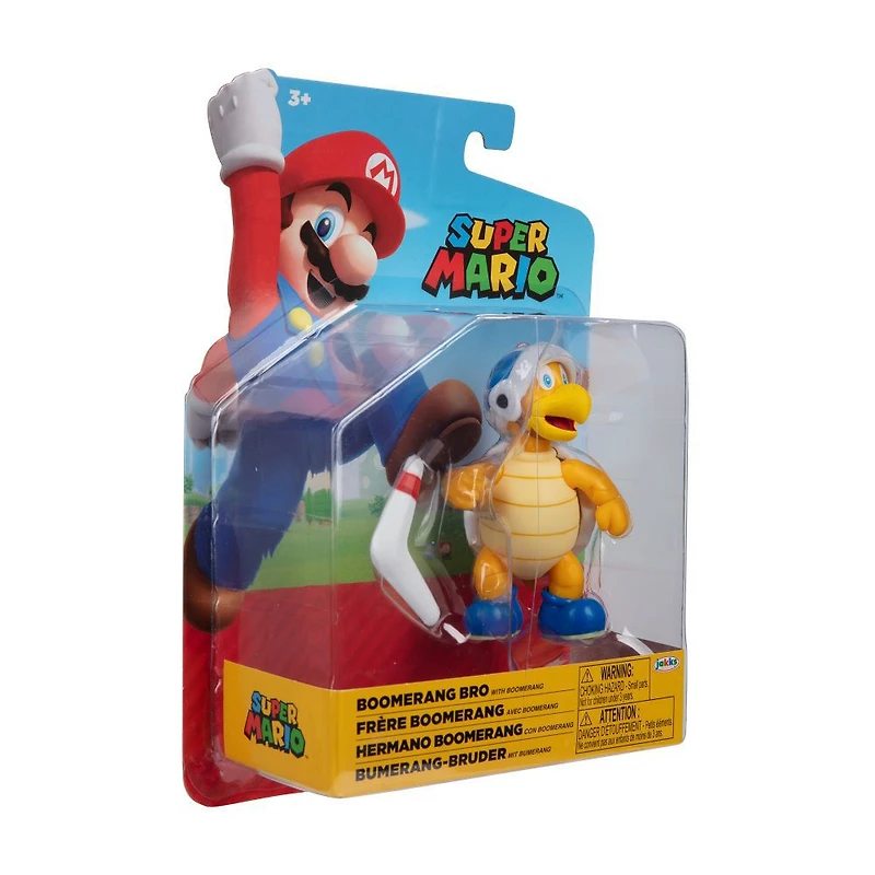  Figurine 4 pouces Nintendo - Boomerang Bro avec Boomerang
