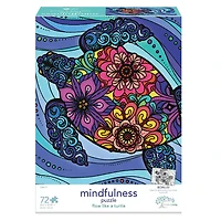Mindful Living Kids 72 pc. Puzzle - Flow like a Turtle - Édition anglaise