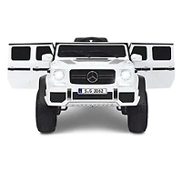 KidsVip 12V Enfants et Tout-Petits 4x4 Mercedes Maybach G650s Edition Voiture Eléctrique avec Commande à Distance - Jaune - Édition anglaise