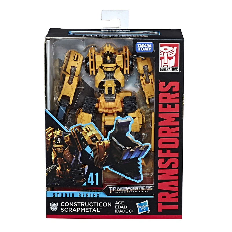 Jouet Transformers Studio Series 41, figurine Constructicon Scrapmetal du film Transformers La Revanche, classe de luxe.