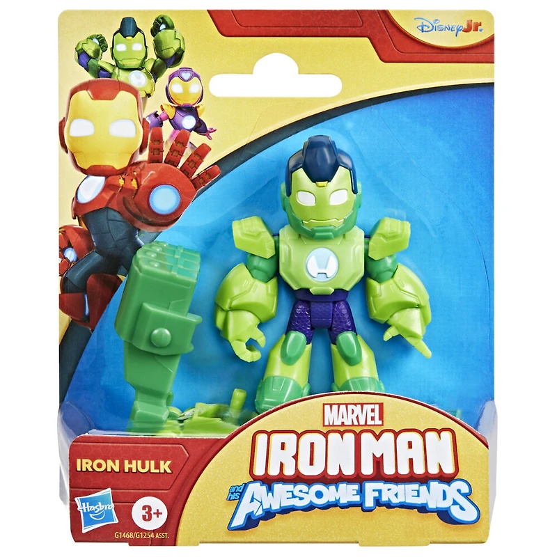 Marvel Iron Man and his Awesome Friends Iron Hulk Action Figure Toy with Accessory