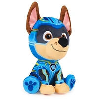 PAW Patrol : La Super Patrouille le film, Peluche Chase Super Patrouille de 17 cm, animaux en peluche haut de gamme